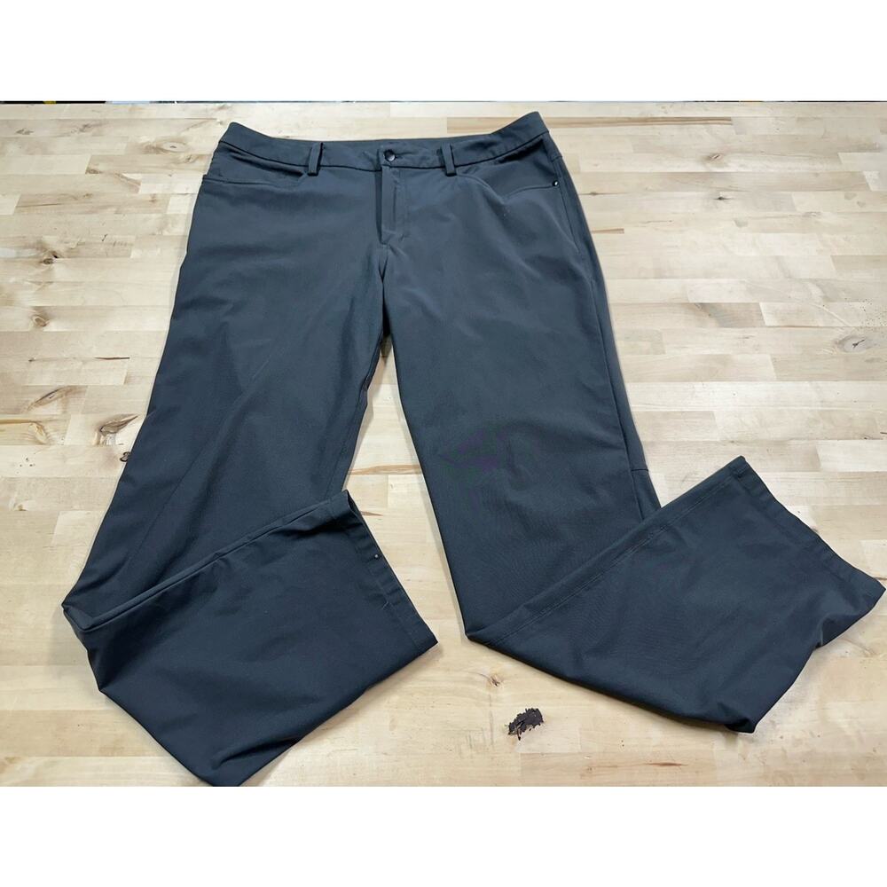 Lululemon ABC Commission Pants Men’s 36x32 Dark Gray Tech Stretch 5-Pocket
